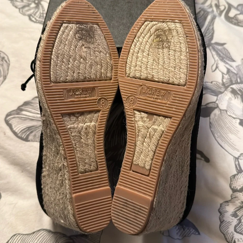 J.Crew Seville made-in-Spain espadrille wedges BT393